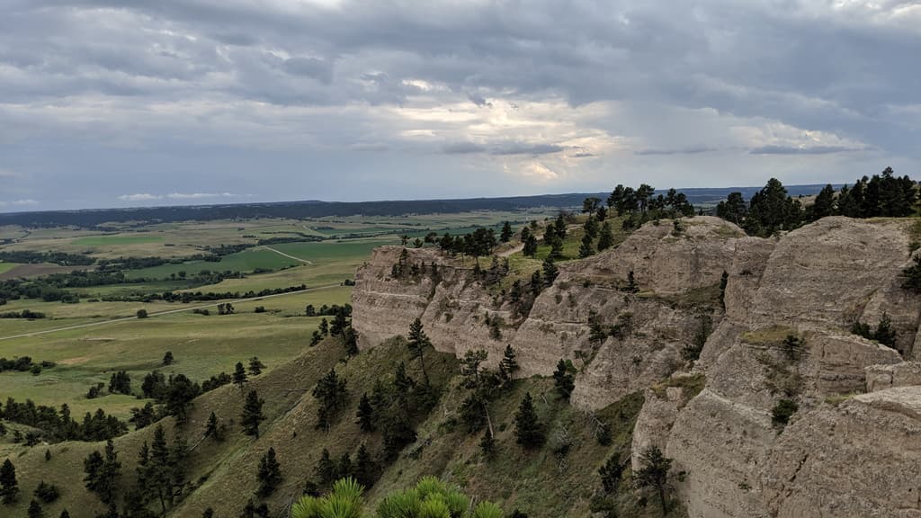 Butte over Ft Robinson