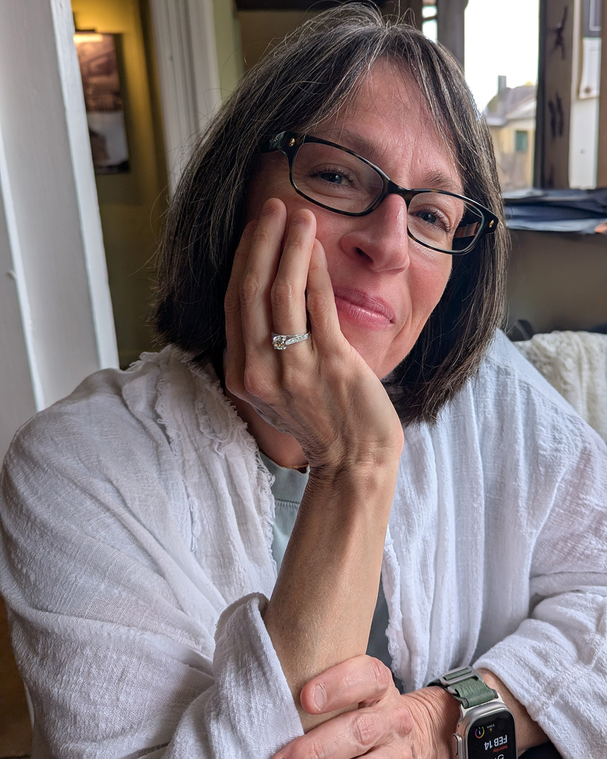Cindy w/ engagement ring